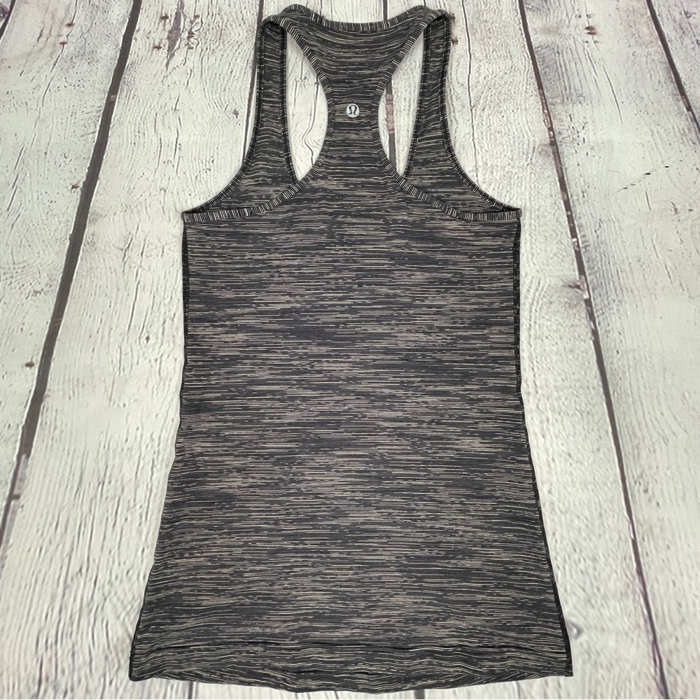 LULULEMON striped racerback tank top, size S